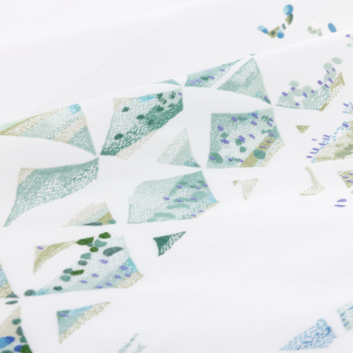 Housse de couette Rivoli - Bleu & Vert