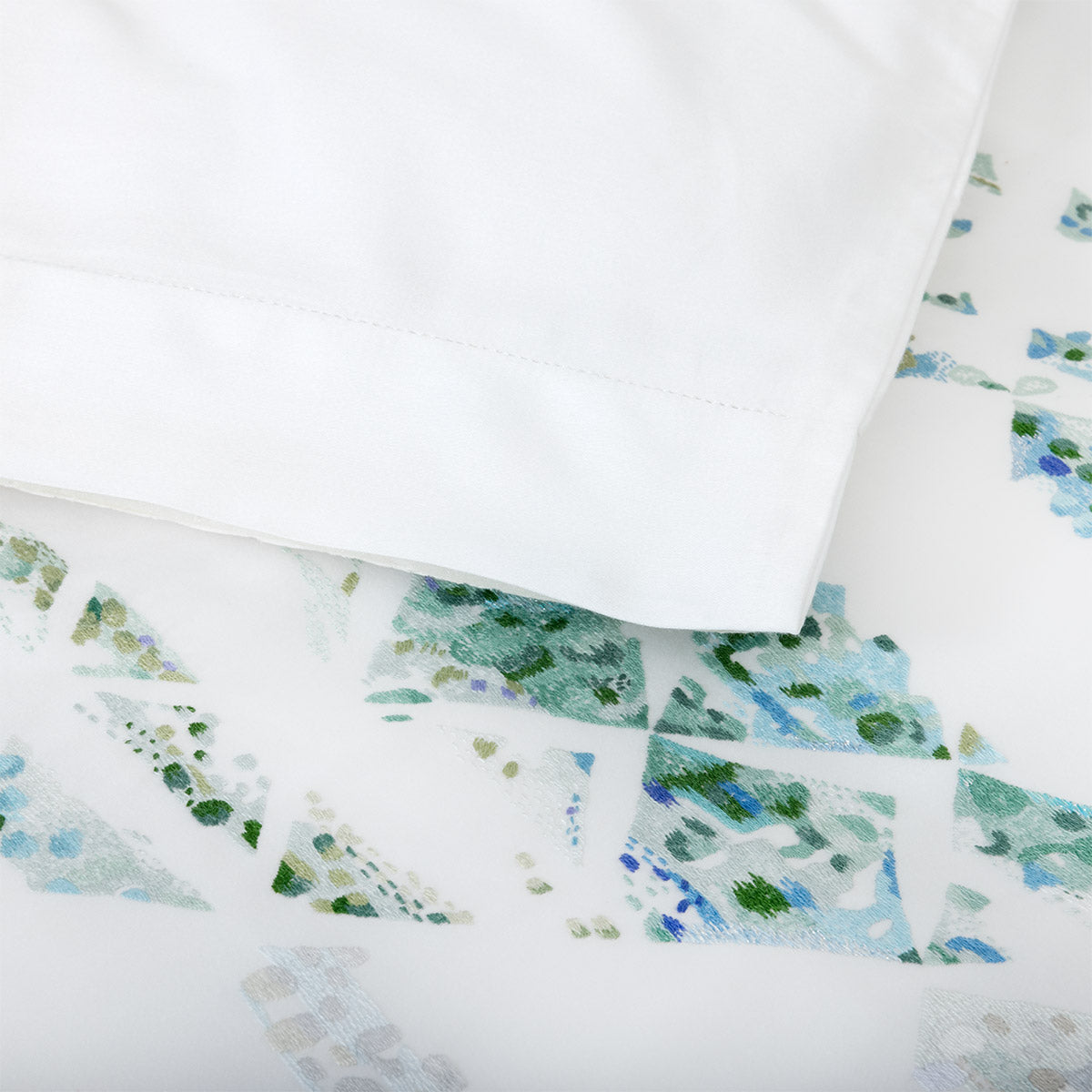 Housse de couette Rivoli - Bleu & Vert