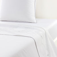 Draps Ondes - Blanc & Brume