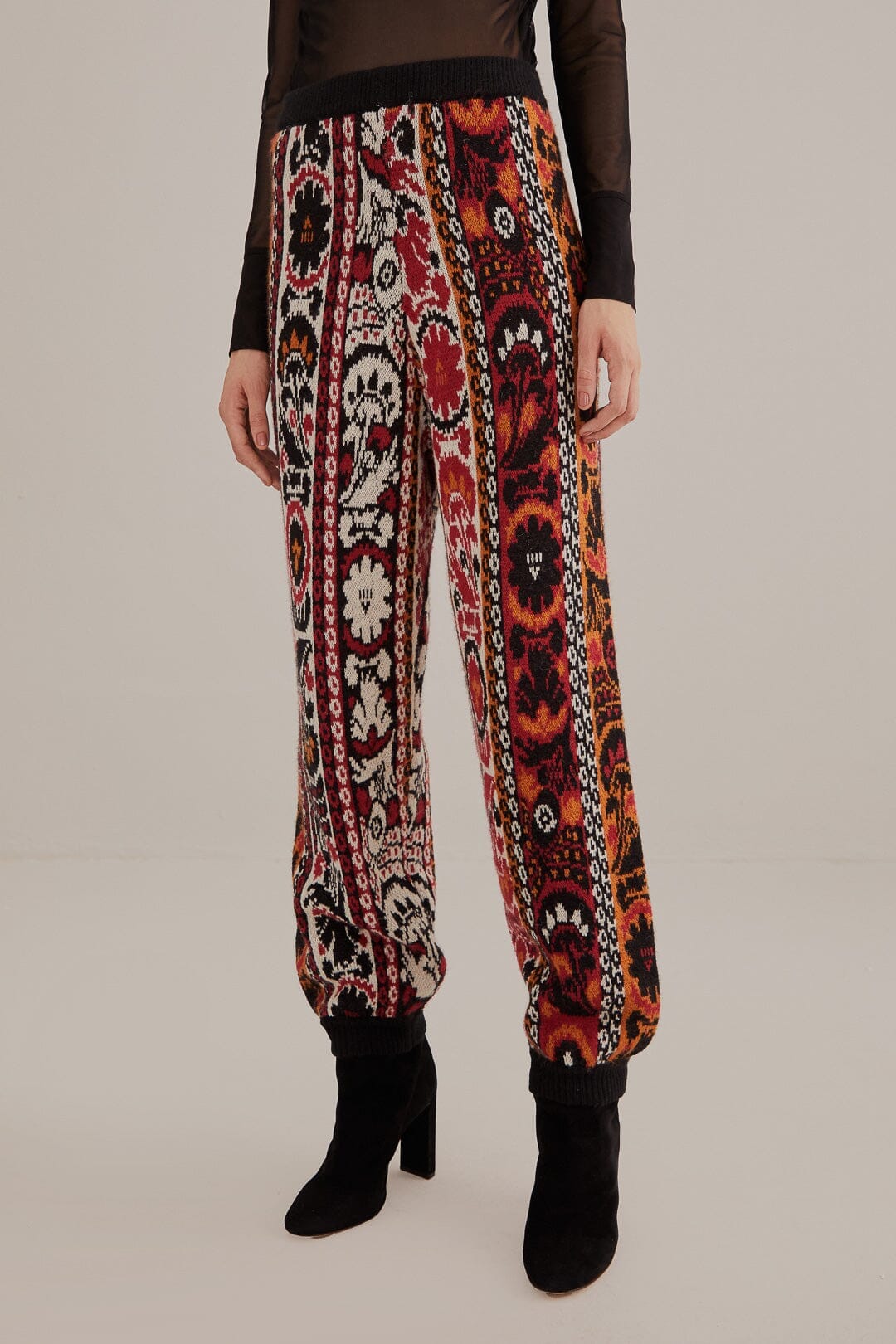 NEW_Winter Stripes Multicolor Pantalons - Winter Stripes Multicolor