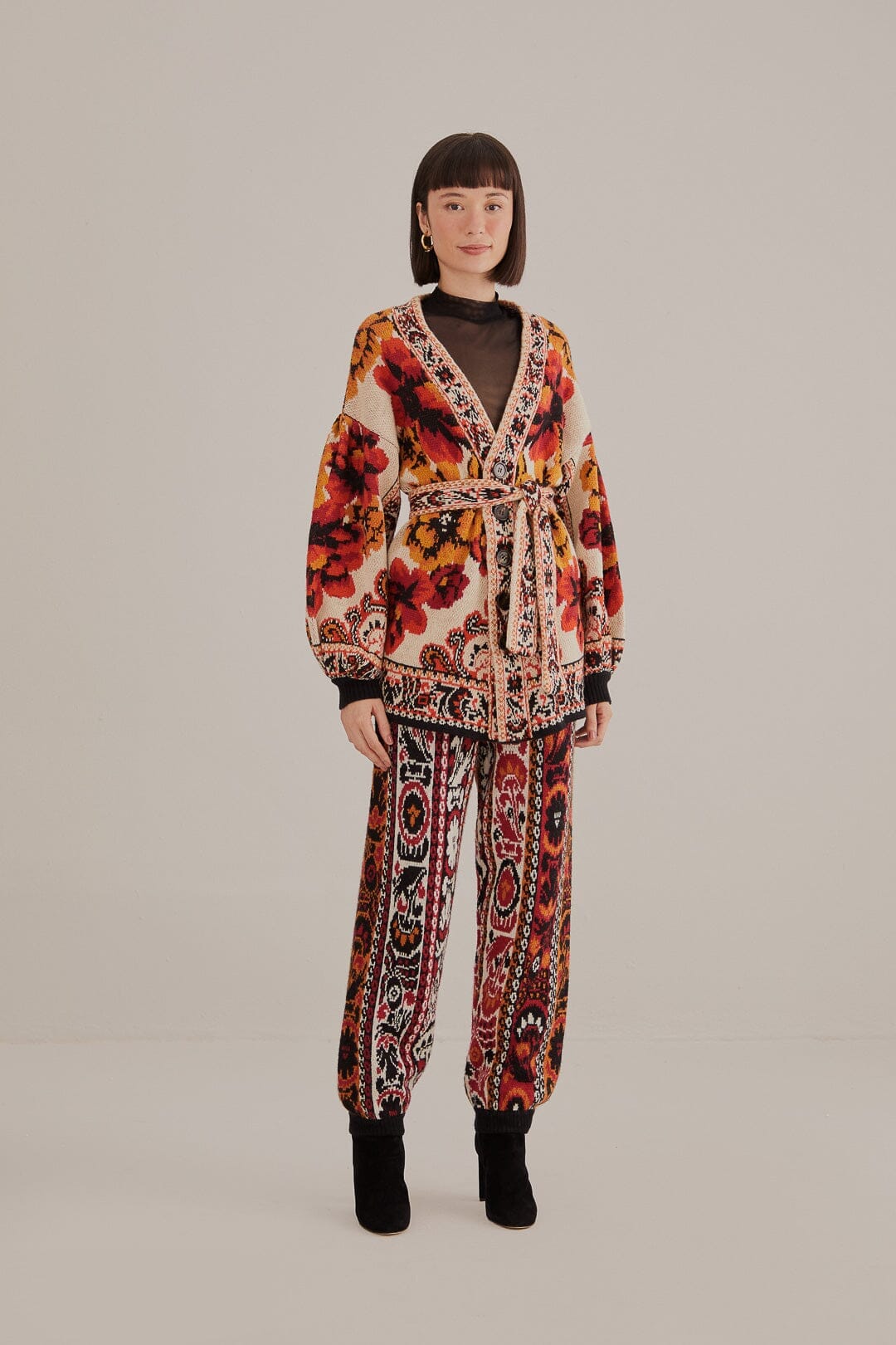 NEW_Winter Stripes Multicolor Pantalons - Winter Stripes Multicolor