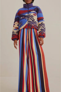 DJV_Winter Stripes Multicolor Pantalons - Winter Stripes Multicolor