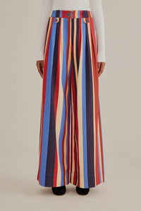 DJV_Winter Stripes Multicolor Pantalons - Winter Stripes Multicolor