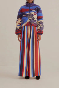 DJV_Winter Stripes Multicolor Pantalons - Winter Stripes Multicolor