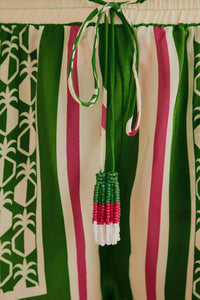 Short à motif d'ananas - Vert