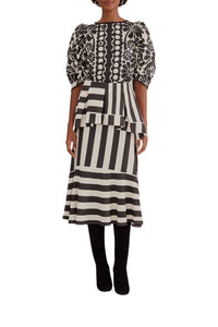 DJV_Stripes Black Jupes & Shorts - Stripes Black
