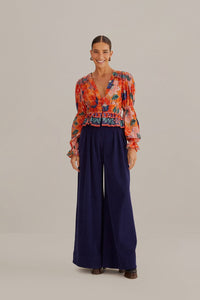 NEW_Marias Floral Orange Chemises & Blouses - Marias Floral Orange