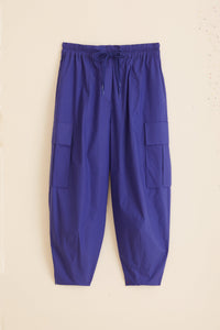 Pantalon Cargo en coton - Bleu