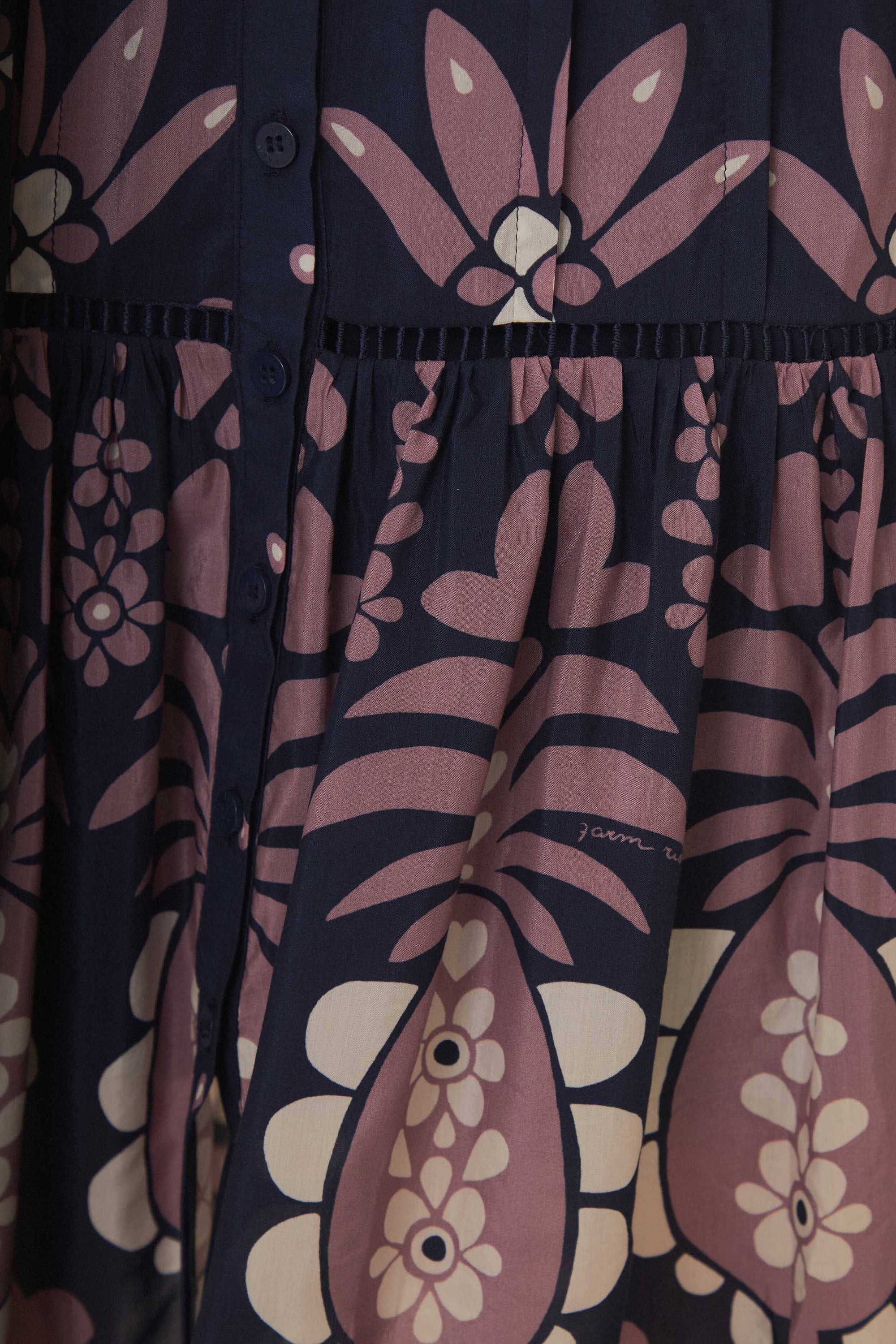 NEW_Martina Dark Blue Robes midi - Martina Dark Blue
