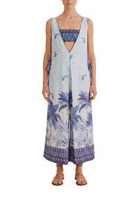 Robe Dream Sky en lin - Blanc