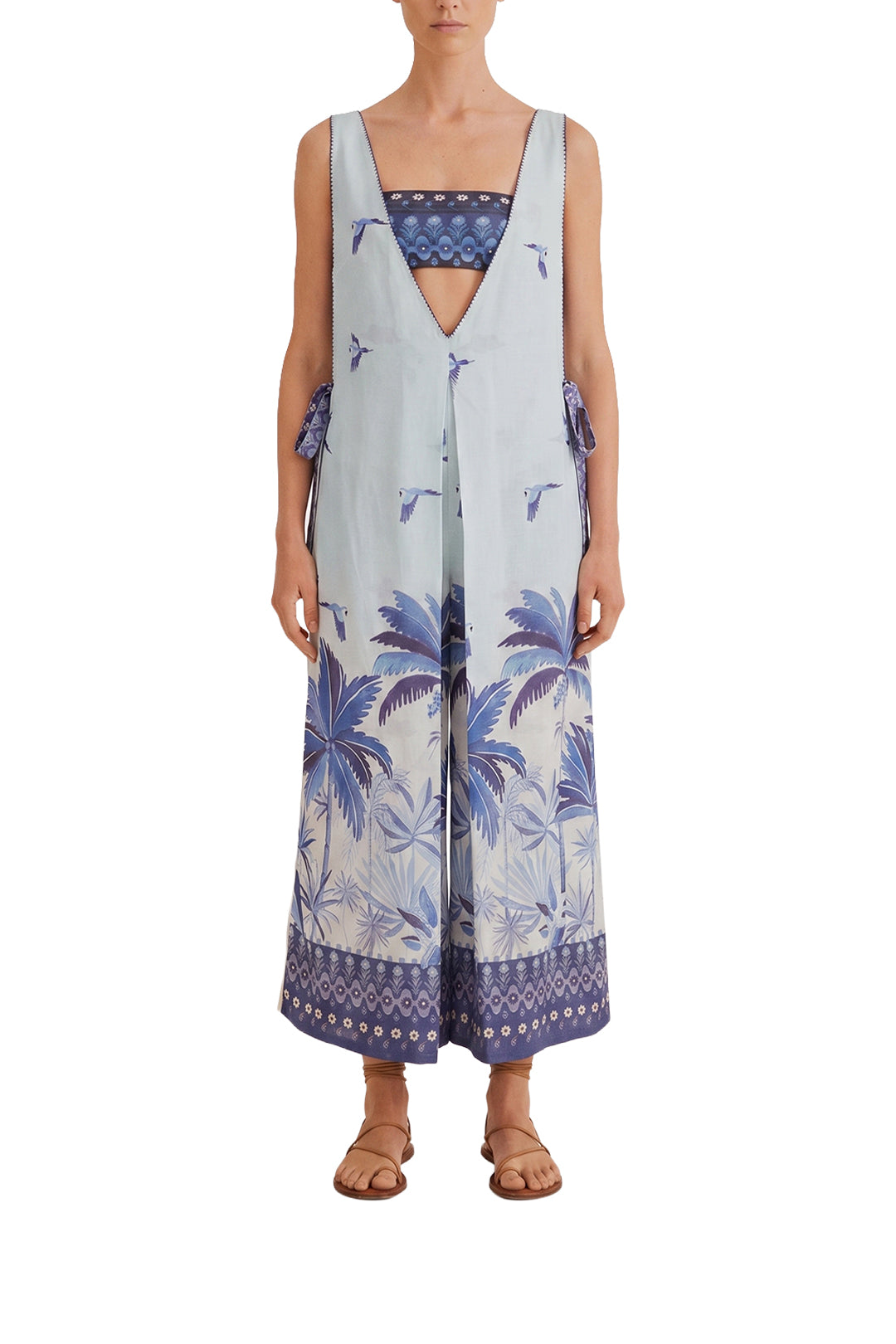 Robe Dream Sky en lin - Blanc