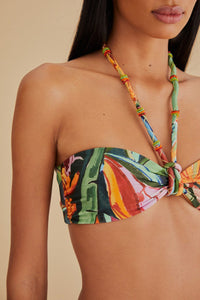 MEDIA OFF LINE_Haut de bikini Banana Foliage - Multicolore