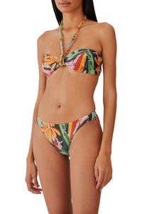 MEDIA OFF LINE_Bas de bikini Banana Foliage - Multicolore