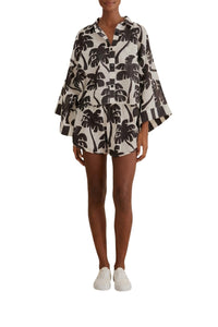 Short Coconut en coton - Noir