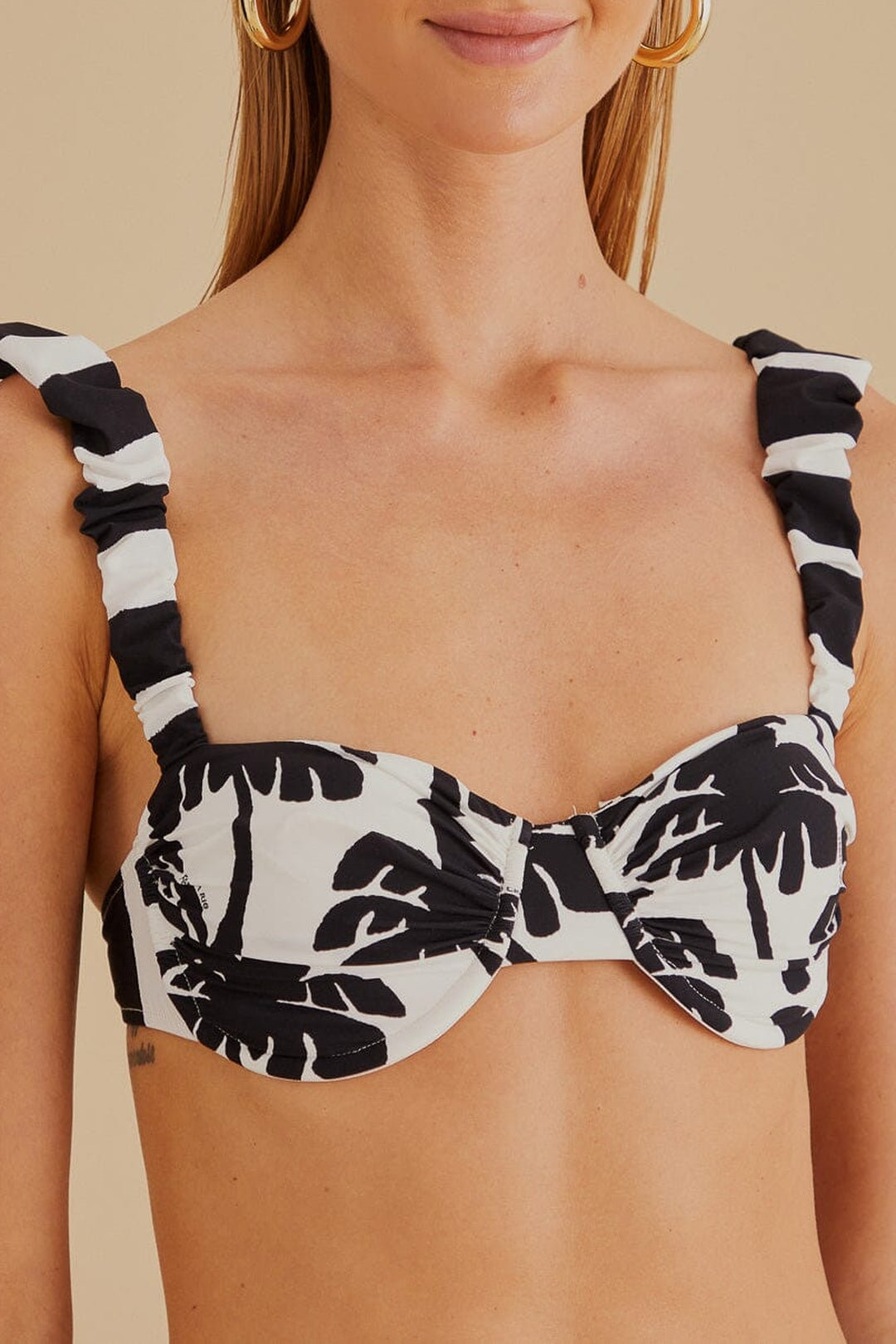 MEDIA OFF LINE_Haut de bikini à armatures Coconut - Noir