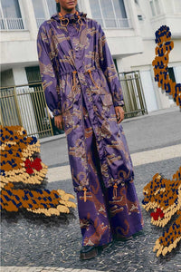 DJV_Leopards Navy Blue Vestes & Manteaux - Leopards Navy Blue