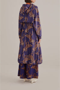 DJV_Leopards Navy Blue Vestes & Manteaux - Leopards Navy Blue