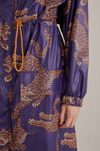 DJV_Leopards Navy Blue Vestes & Manteaux - Leopards Navy Blue