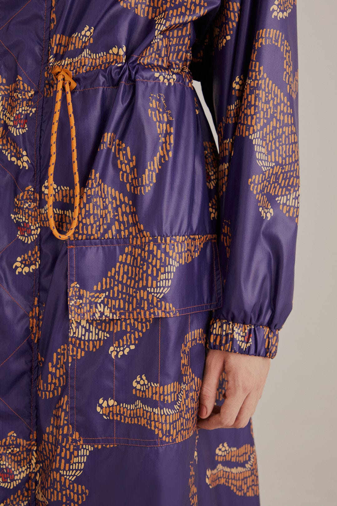 DJV_Leopards Navy Blue Vestes & Manteaux - Leopards Navy Blue