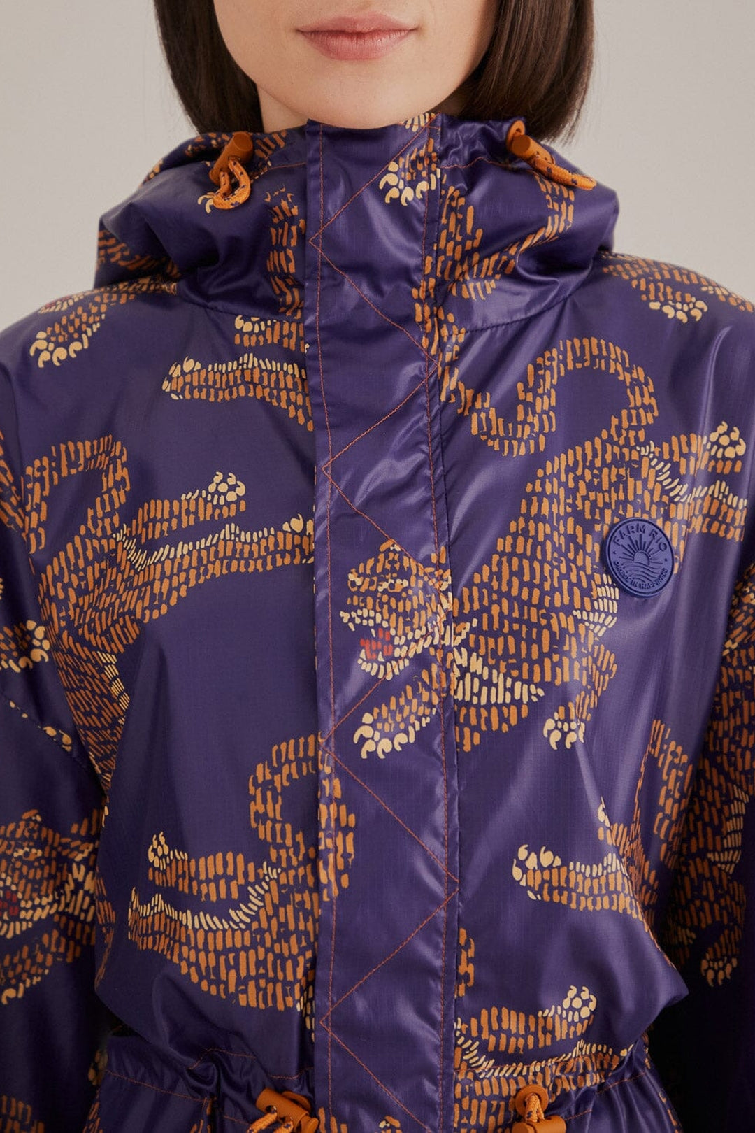 DJV_Leopards Navy Blue Vestes & Manteaux - Leopards Navy Blue