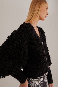 Black Cardigan - Black
