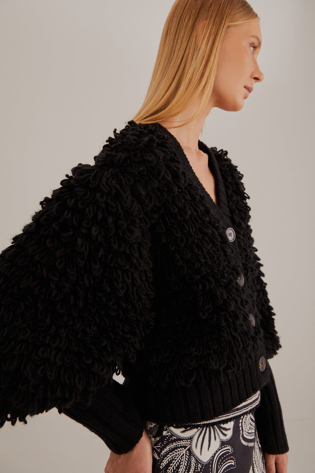 Black Cardigan - Black