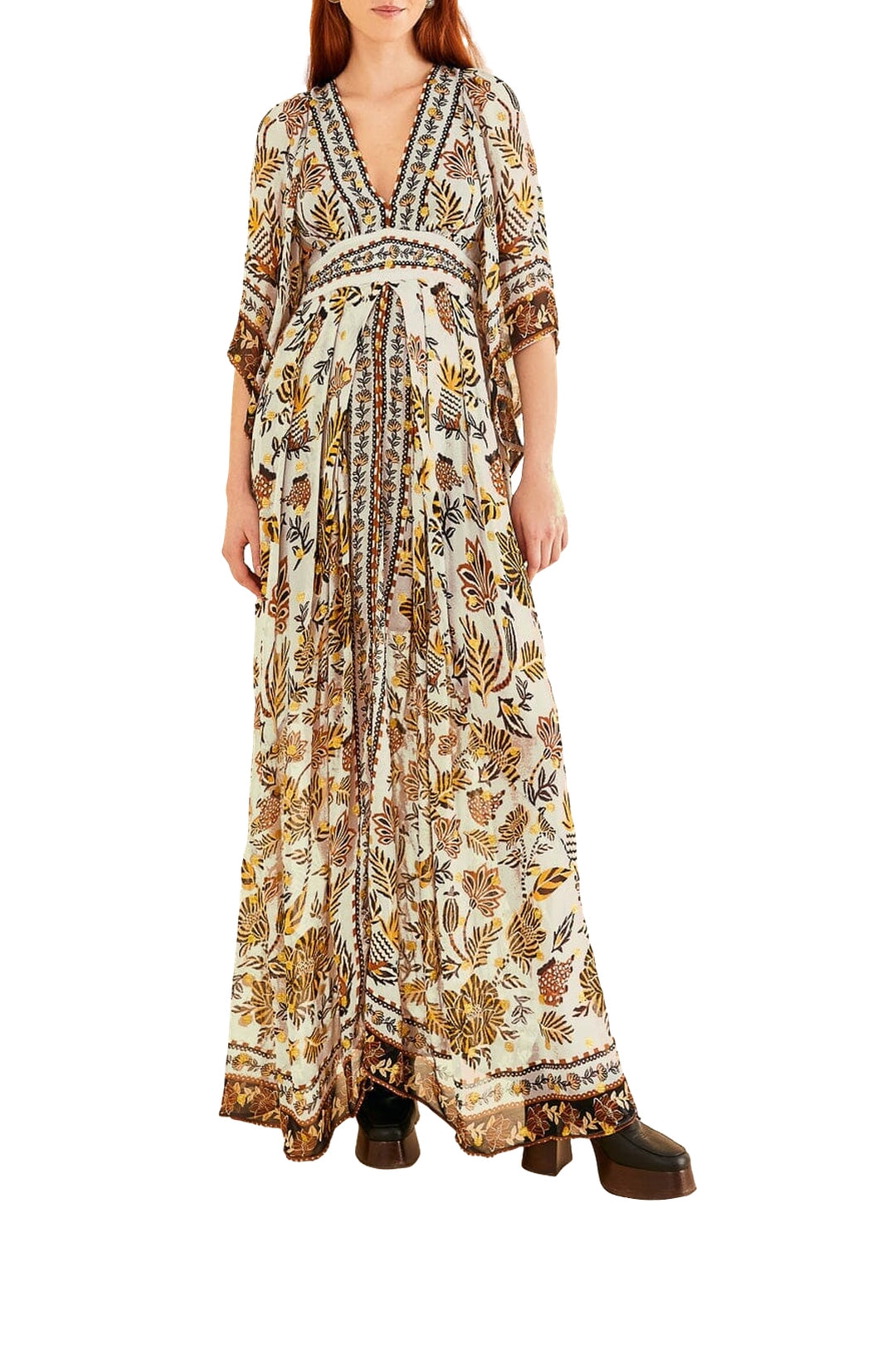 DJV_Floral Silver Robes longues - Floral Silver