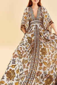 DJV_Floral Silver Robes longues - Floral Silver