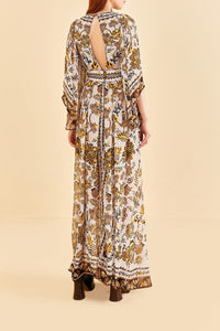 DJV_Floral Silver Robes longues - Floral Silver