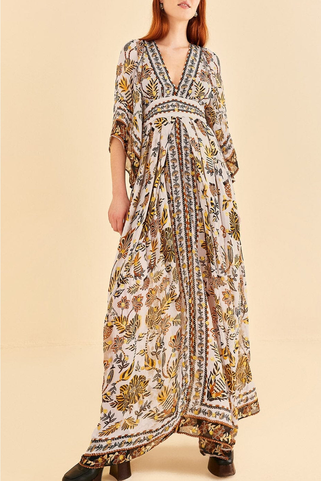 DJV_Floral Silver Robes longues - Floral Silver