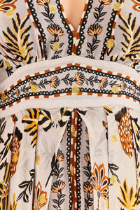 DJV_Floral Silver Robes longues - Floral Silver