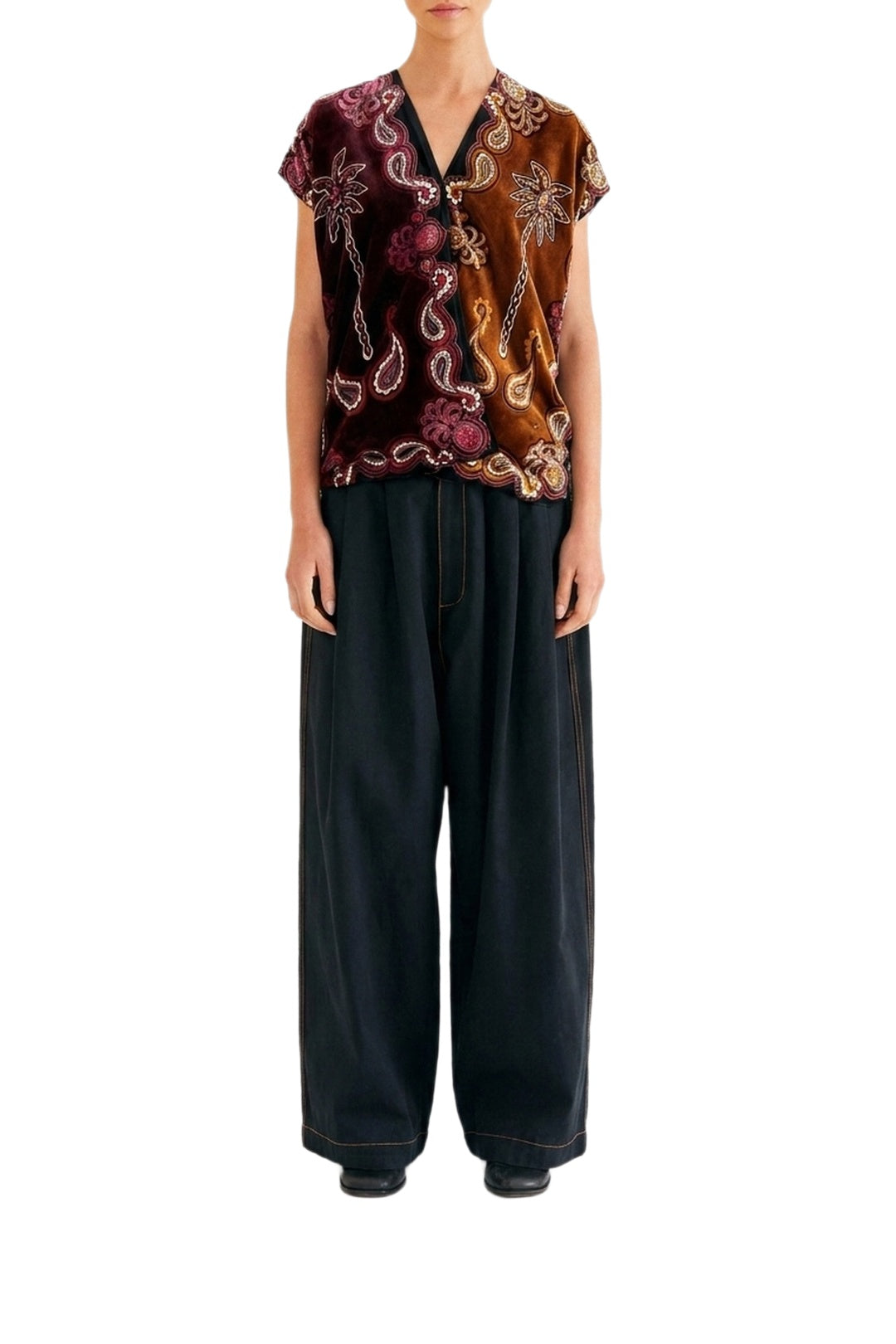Gentle Mermaids' Blouse - Multicoloured