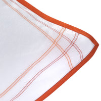 Taies d'oreiller Interlud - Blanc & Corail