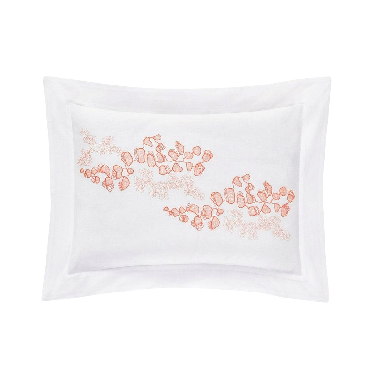 Taies d'oreiller Esquisse - Corail