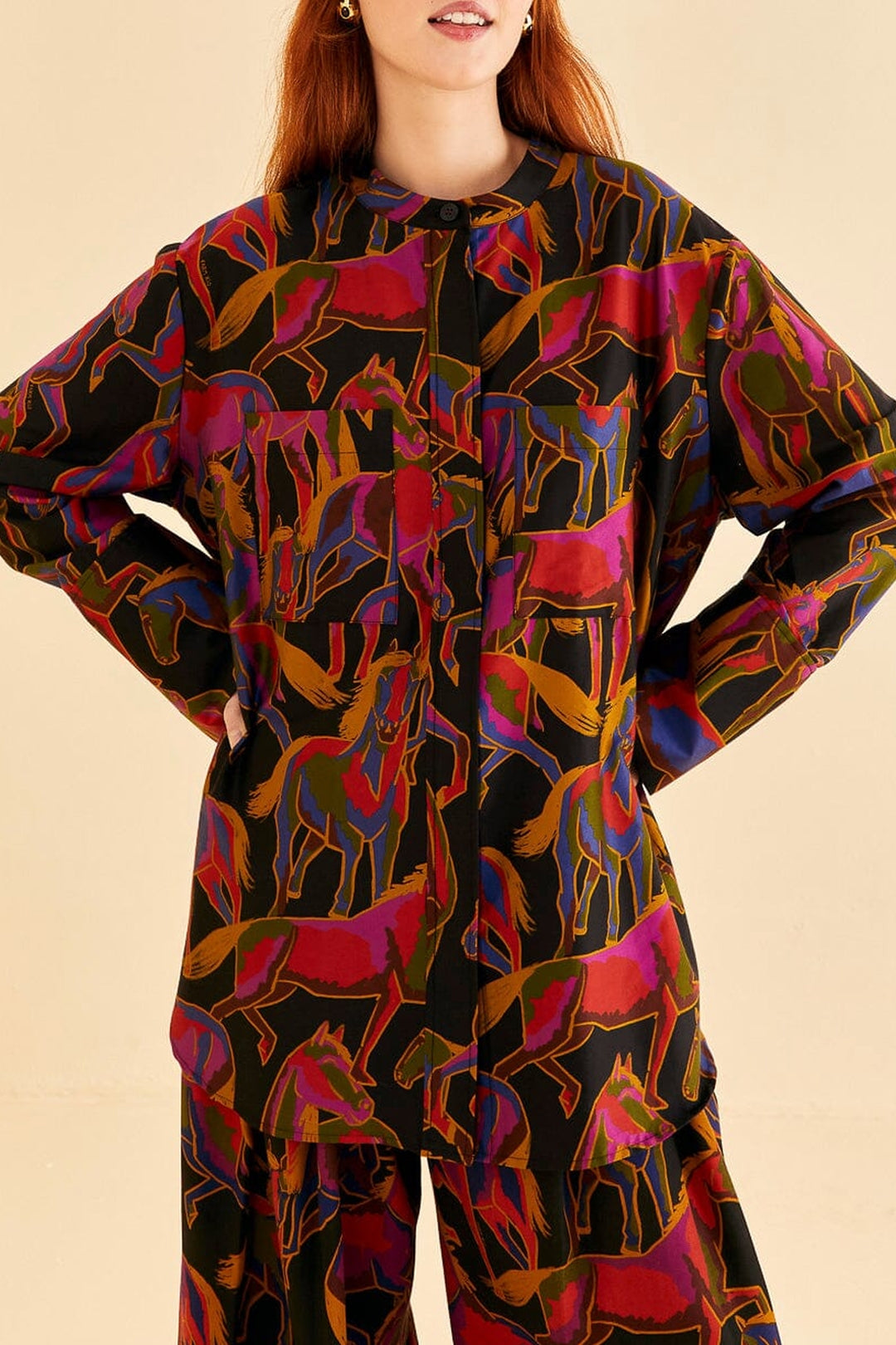Wild Horses shirt - Red