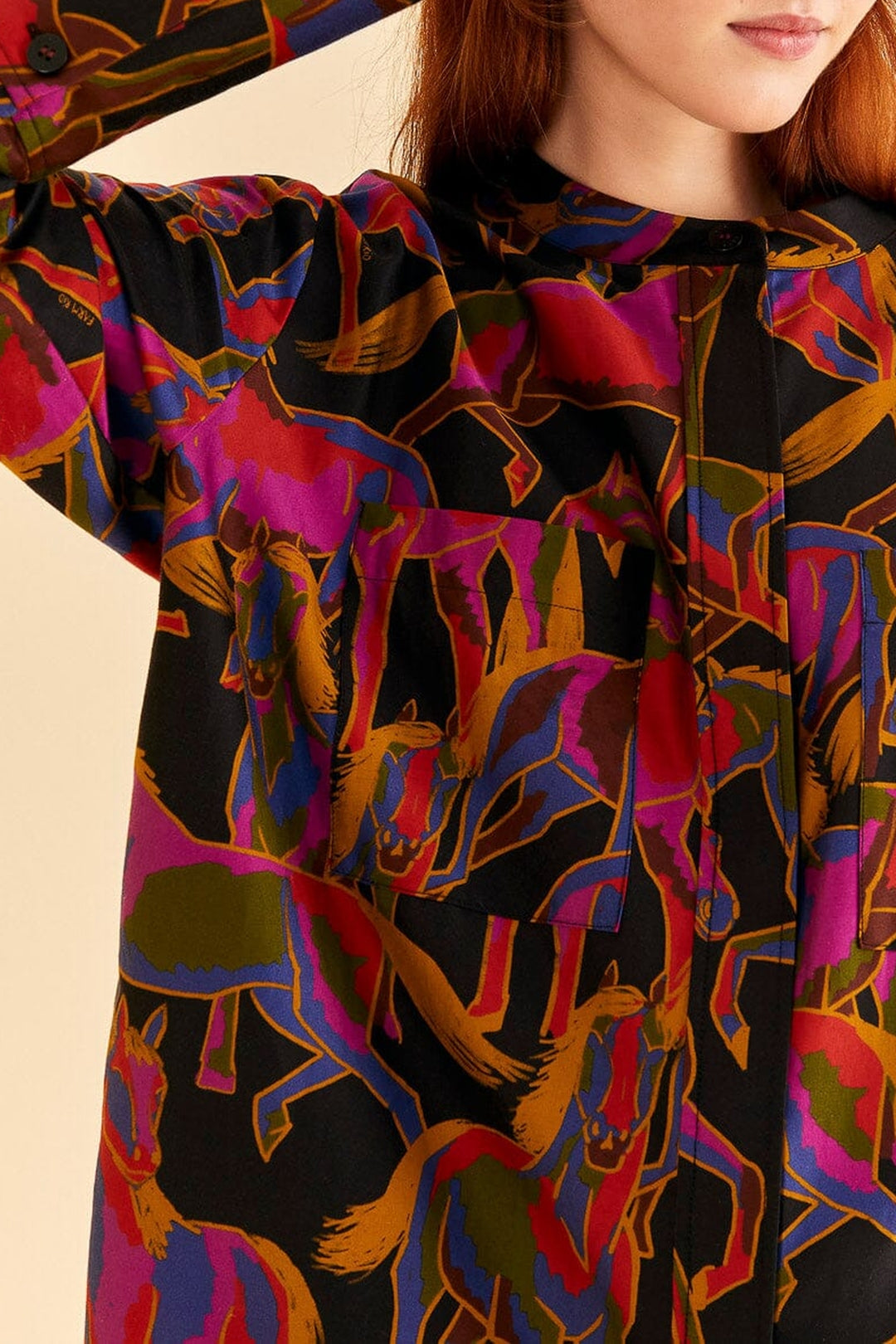 Wild Horses shirt - Red