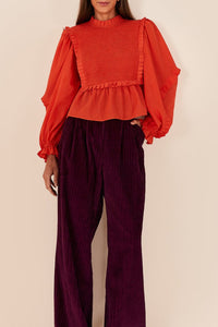 DJV_Burgundy Pantalons - Burgundy