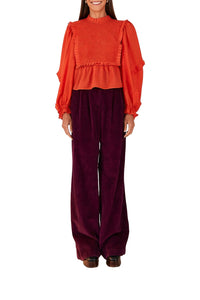 DJV_Burgundy Pantalons - Burgundy