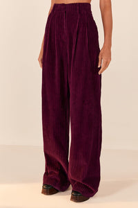 DJV_Burgundy Pantalons - Burgundy