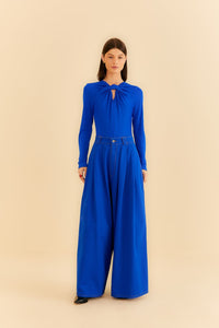 NEW_Blue Pantalons - Blue