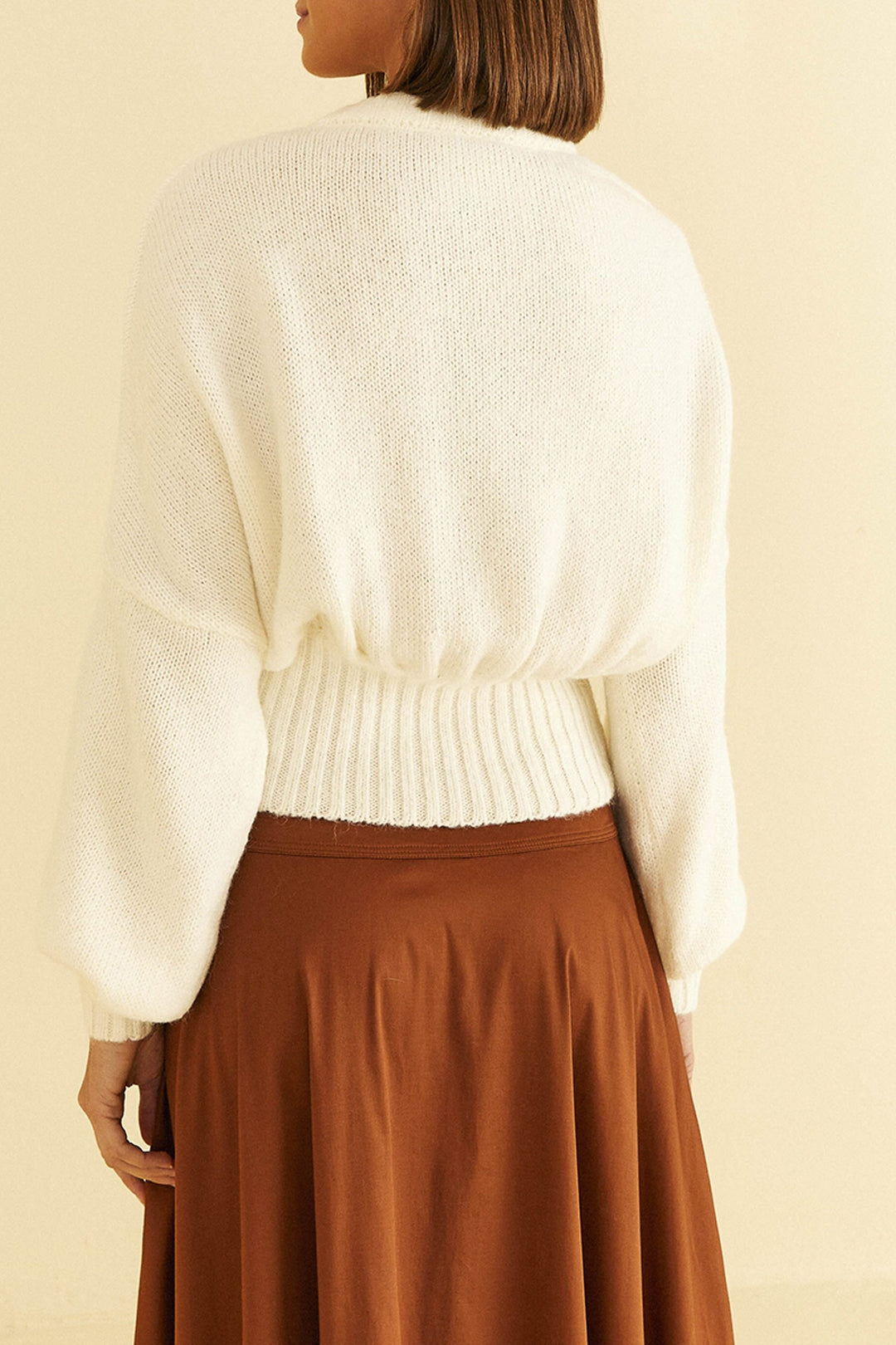 Cardigan Bubble en maille - Blanc