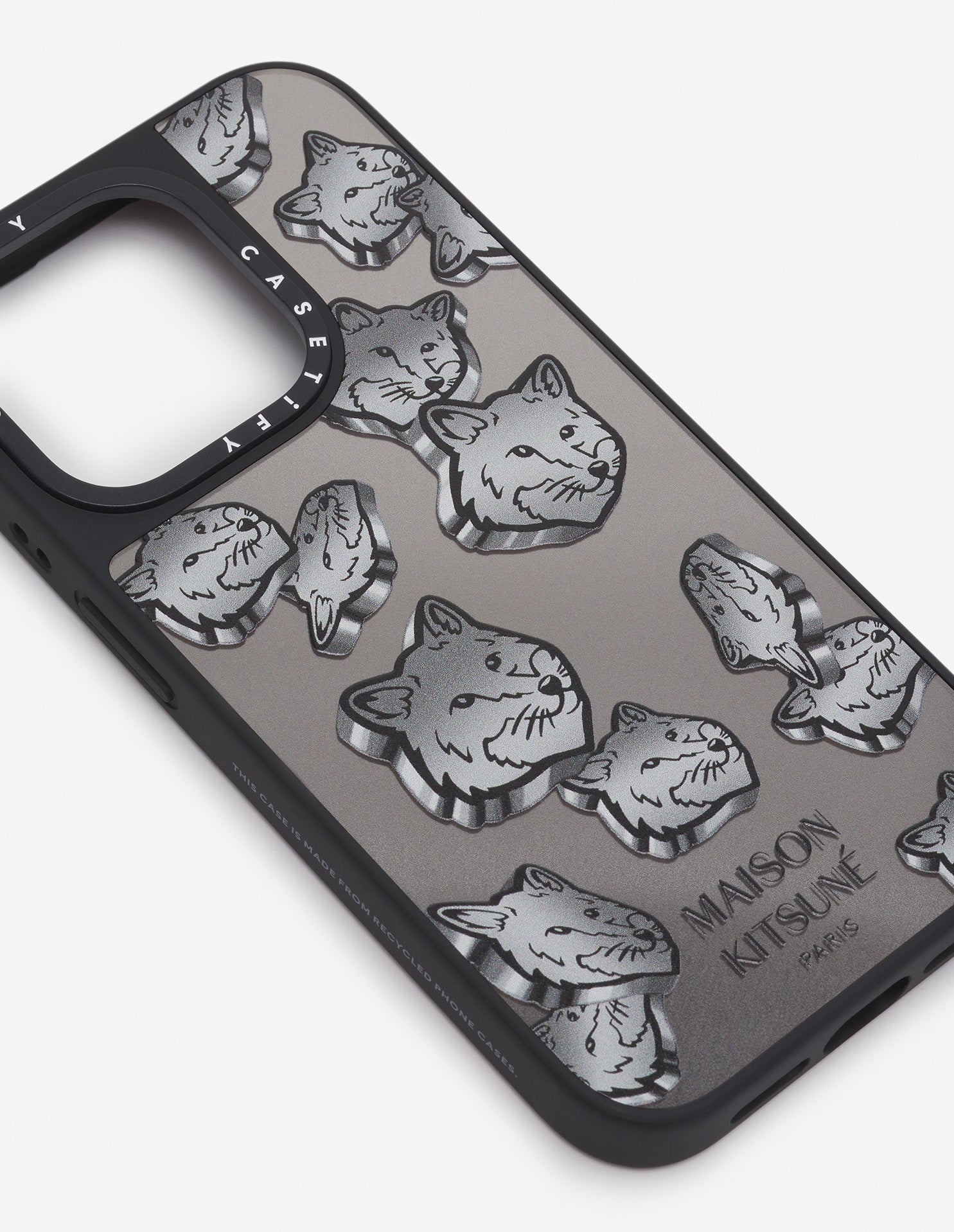 Case for iPhone Maison Kitsuné x Casetify - Silver