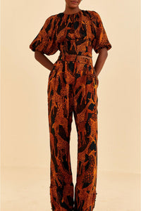 DJV_Giraffes Black Pantalons - Giraffes Black