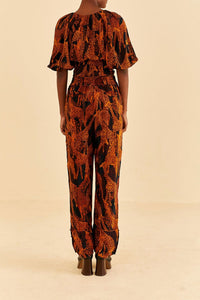 DJV_Giraffes Black Pantalons - Giraffes Black