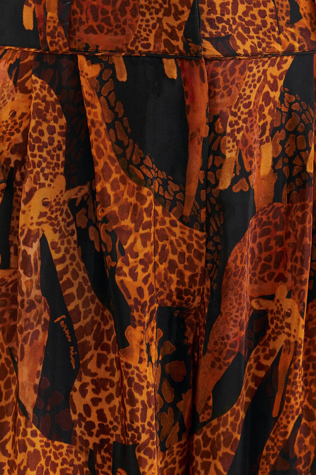 DJV_Giraffes Black Pantalons - Giraffes Black