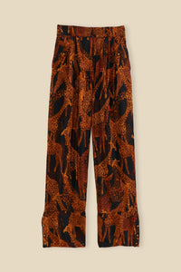 DJV_Giraffes Black Pantalons - Giraffes Black