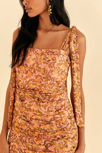 Robe longue Carambole - Rose