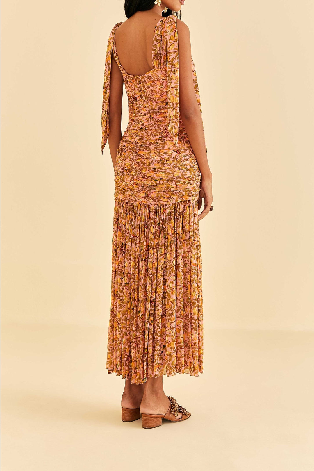 Robe longue Carambole - Rose
