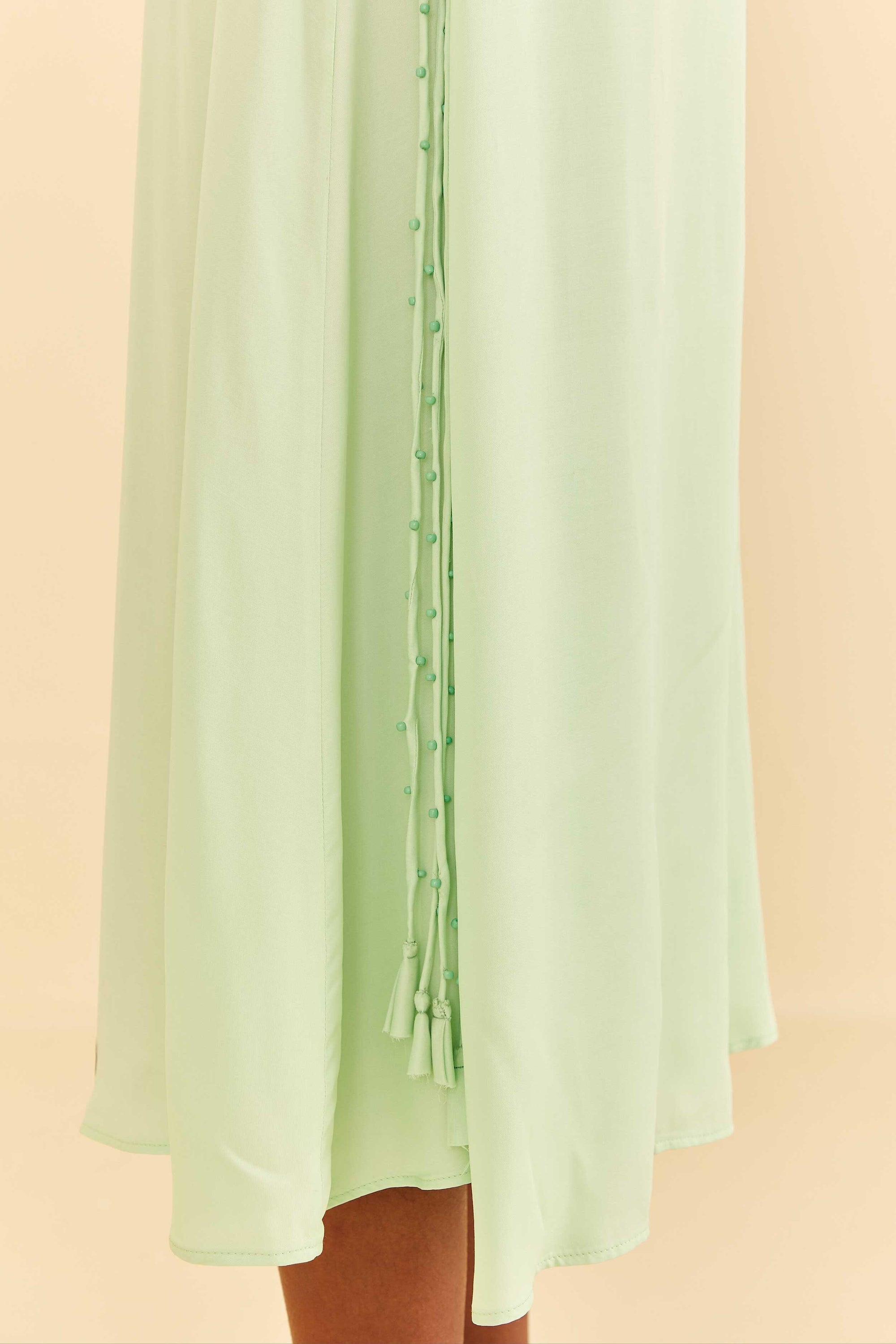 MEDIA OFF LINE_Jupe midi Mint - Vert