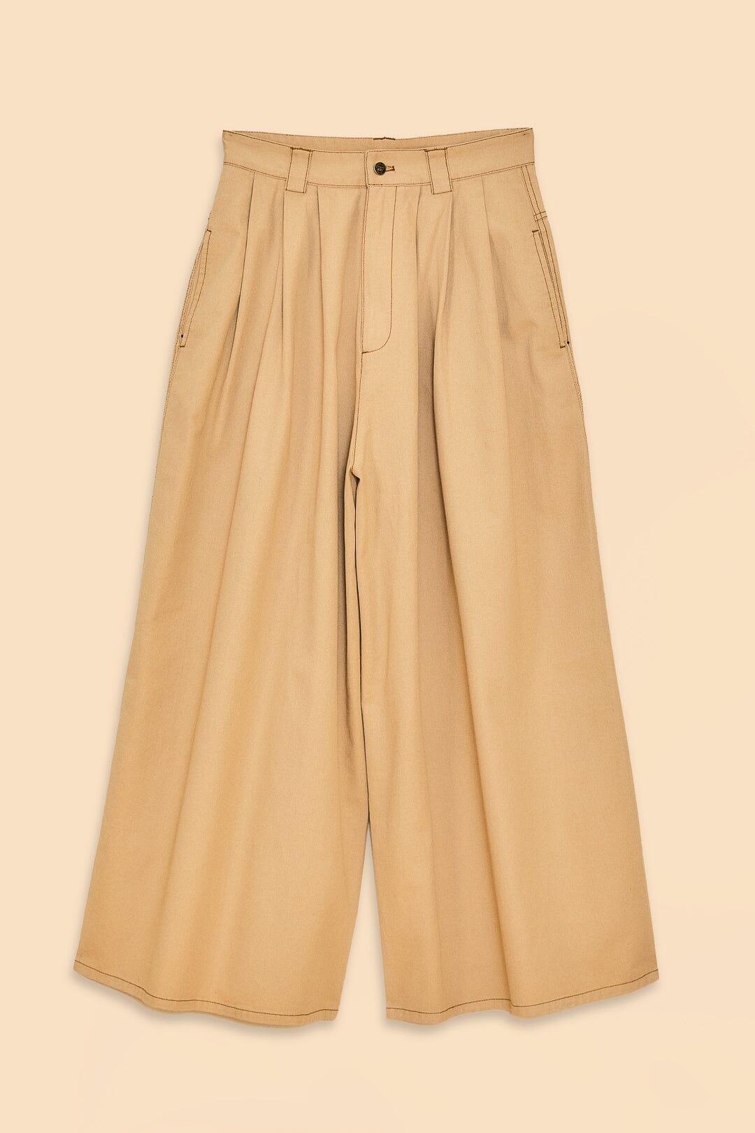 DJV_Khaki Pantalons - Khaki